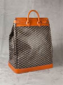 goyard steamer backpack plates|Goyard messenger bag.